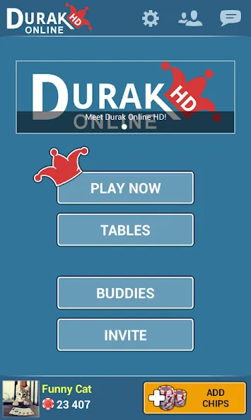 Durak Online HD [МОД: Меню, Бесконечные монеты и Открытые уровни] Screenshot 2