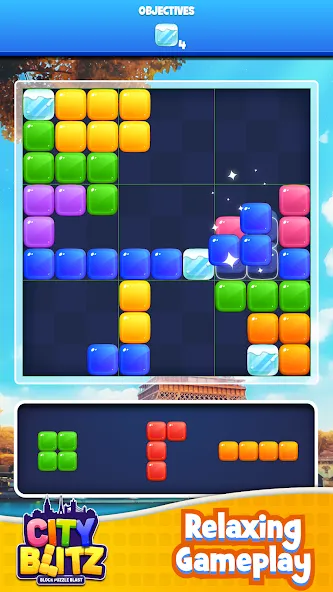 City Blitz-Block Puzzle Blast (Блок Головоломка Кинг) [МОД: Деньги, Монеты и Меню MOD] Screenshot 2
