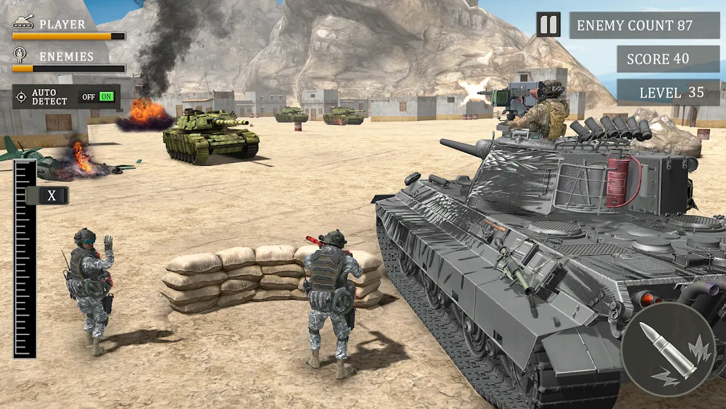 Tank Fury: Battle of Steels [МОД: Все открыто, Дополнительные деньги и Меню MOD] Screenshot 1