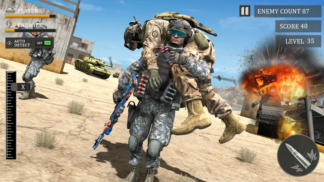 Tank Fury: Battle of Steels [МОД: Все открыто, Дополнительные деньги и Меню MOD] Screenshot 3