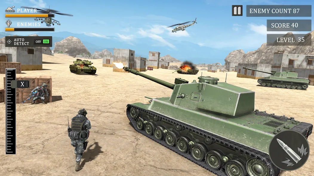 Tank Fury: Battle of Steels [МОД: Все открыто, Дополнительные деньги и Меню MOD] Screenshot 5