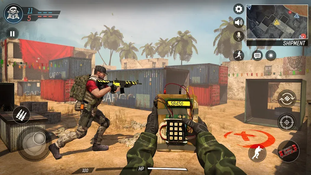 Gun Game: Hero FPS Shooter [МОД: Много денег, Монет и Все открыто] Screenshot 4