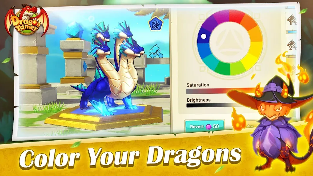 Dragon Tamer [МОД: Много денег, Монет и Все открыто] Screenshot 1