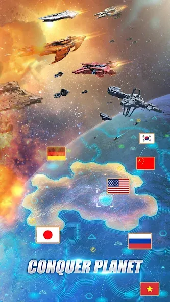 Galaxy Battleship (Гэлакси Батлшип) [МОД: Бесконечные деньги, Монеты и Мега MOD] Screenshot 4