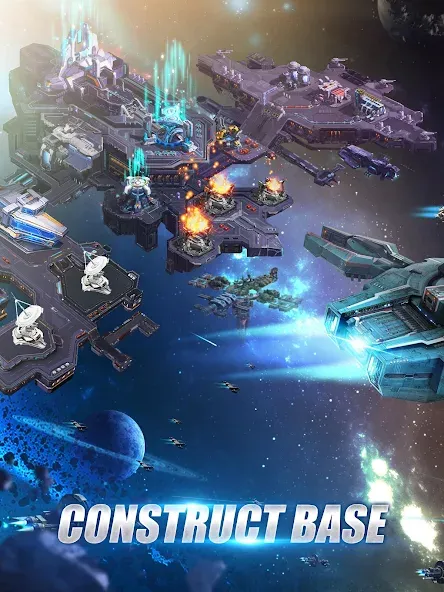 Galaxy Battleship (Гэлакси Батлшип) [МОД: Бесконечные деньги, Монеты и Мега MOD] Screenshot 5