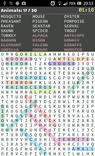 Word Search (Уорд Срч) [МОД: Много монет, Открытые уровни и Мега MOD] Screenshot 2
