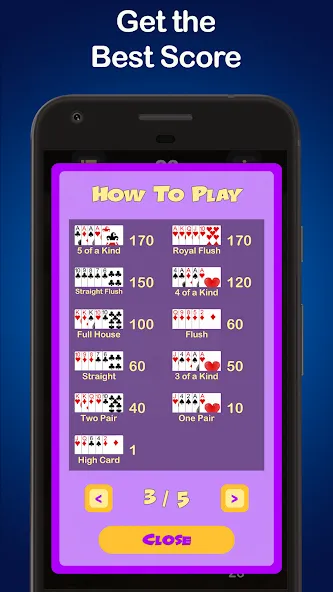 Puzzle Poker Joker's Wild [МОД: Деньги, Монеты и Меню MOD] Screenshot 5