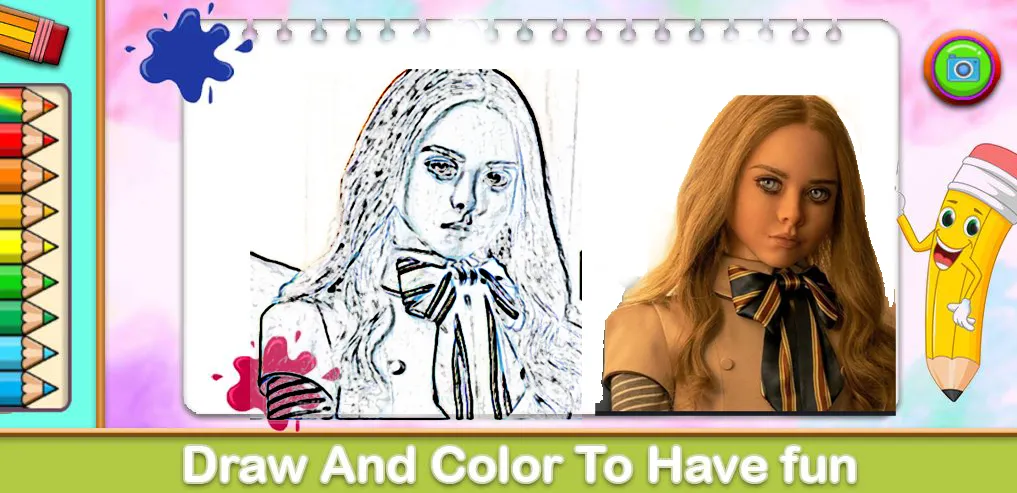 Megan Coloring Game (Меган Колоринг Гейм) [МОД: Много денег, Монет и Все открыто] Screenshot 3