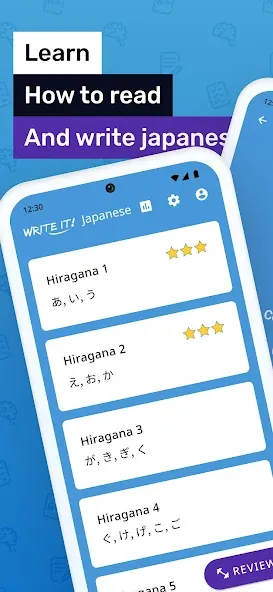 Write It! Japanese [МОД: Бесконечные деньги, Монеты и Мега MOD] Screenshot 1