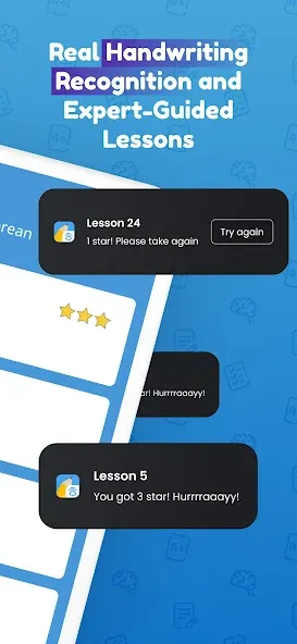 Write It! Korean [МОД: Меню, Бесконечные монеты и Открытые уровни] Screenshot 2