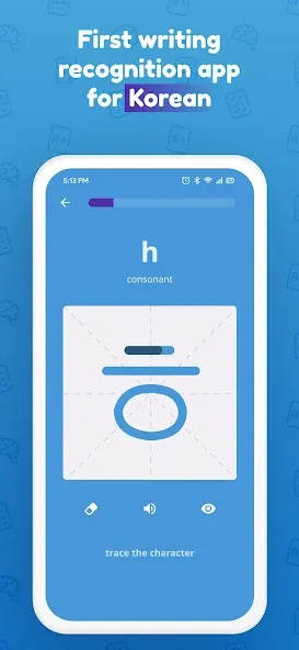 Write It! Korean [МОД: Меню, Бесконечные монеты и Открытые уровни] Screenshot 4