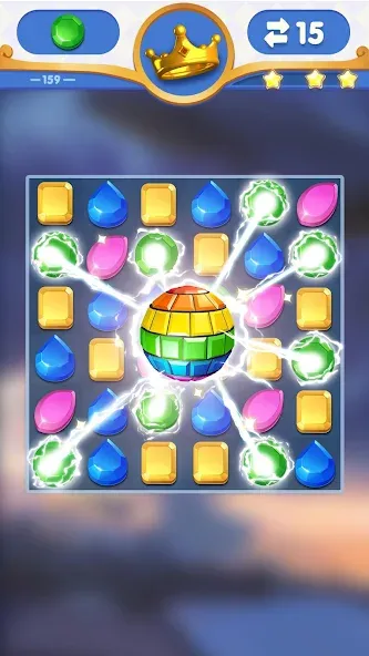Dragondodo - Jewel Blast [МОД: Много монет, Открытые уровни и Мега MOD] Screenshot 1