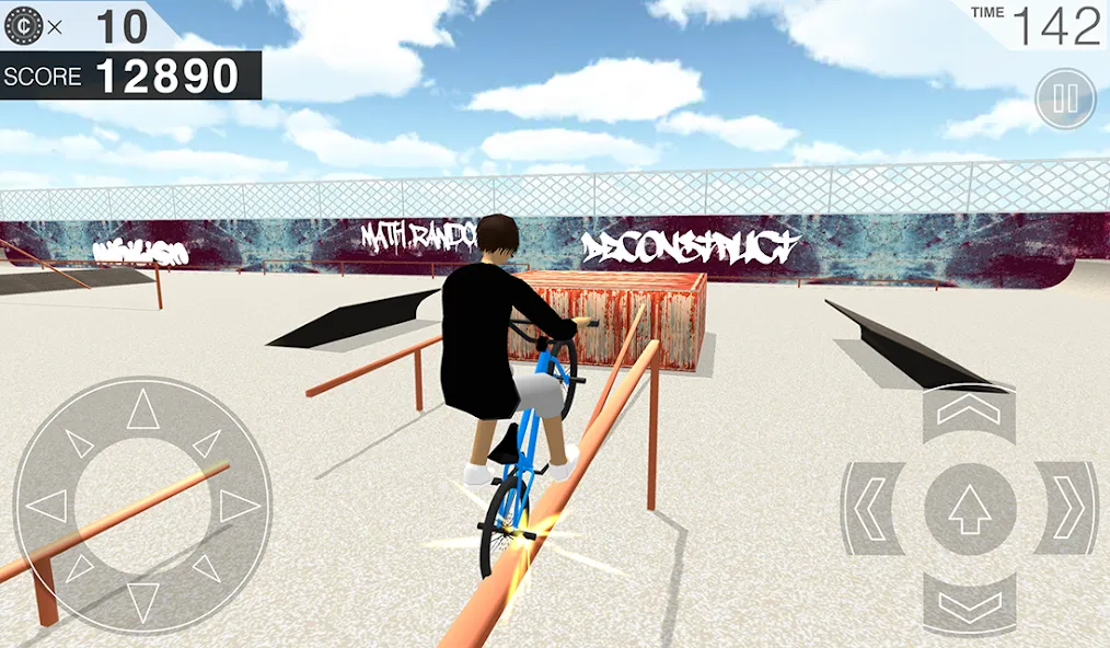 Free World BMX (Фри Ворлд БМХ) [МОД: Много монет, Открытые уровни и Мега MOD] Screenshot 2