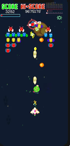 Galaxiga Retro Arcade Action (Галаксига Ретро Аркейд Экшн) [МОД: Все открыто, Дополнительные деньги и Меню MOD] Screenshot 3