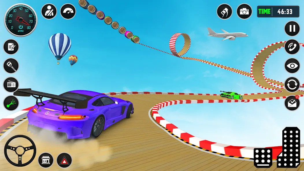 Ramp Car Stunt Racing Game (Крейзи Кар Стантс) [МОД: Бесконечные деньги, Монеты и Мега MOD] Screenshot 4
