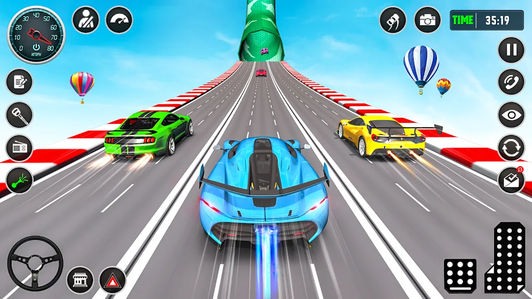 Ramp Car Stunt Racing Game (Крейзи Кар Стантс) [МОД: Бесконечные деньги, Монеты и Мега MOD] Screenshot 5