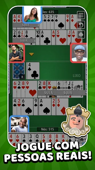 Buraco Jogatina: Card Games (Бурако Жогатина) [МОД: Меню, Бесконечные монеты и Открытые уровни] Screenshot 1