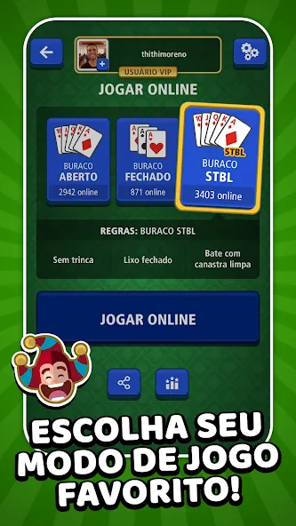 Buraco Jogatina: Card Games (Бурако Жогатина) [МОД: Меню, Бесконечные монеты и Открытые уровни] Screenshot 3