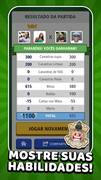 Buraco Jogatina: Card Games (Бурако Жогатина) [МОД: Меню, Бесконечные монеты и Открытые уровни] Screenshot 4