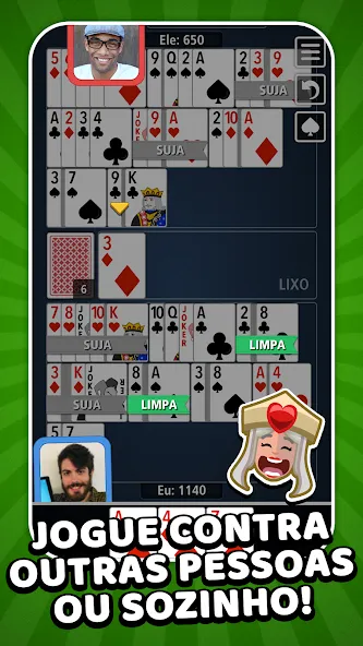 Buraco Jogatina: Card Games (Бурако Жогатина) [МОД: Меню, Бесконечные монеты и Открытые уровни] Screenshot 5