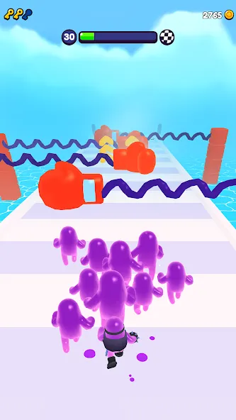 Join Blob Clash 3D: Mob Runner (Джойн Блоб Клаш 3D) [МОД: Все открыто, Дополнительные деньги и Меню MOD] Screenshot 2