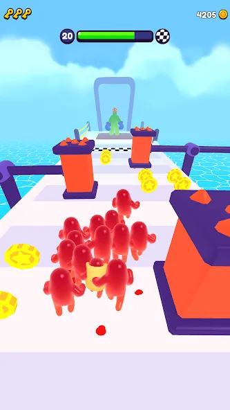 Join Blob Clash 3D: Mob Runner (Джойн Блоб Клаш 3D) [МОД: Все открыто, Дополнительные деньги и Меню MOD] Screenshot 4