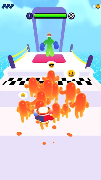 Join Blob Clash 3D: Mob Runner (Джойн Блоб Клаш 3D) [МОД: Все открыто, Дополнительные деньги и Меню MOD] Screenshot 5