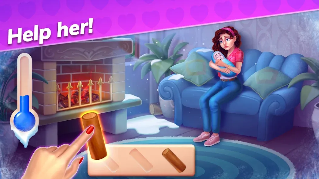 Emma's Mansion: Design & Match [МОД: Много денег, Монет и Все открыто] Screenshot 2