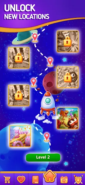 Jigsaw Puzzle by Jolly Battle (Джигсоу Пазл от Джолли Батл) [МОД: Много монет, Открытые уровни и Мега MOD] Screenshot 2