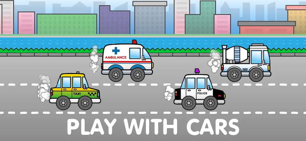 Easy games for kids 2,3,4 year [МОД: Все открыто, Дополнительные деньги и Меню MOD] Screenshot 3