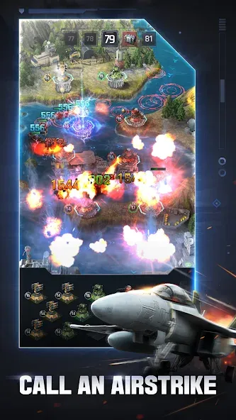 Gunship Battle Total Warfare (Ганшип Батл Общая война) [МОД: Меню, Бесконечные монеты и Открытые уровни] Screenshot 3