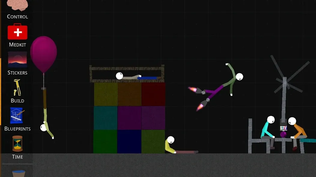 SRP (Стикмен Кукольная Площадка) [МОД: Деньги, Монеты и Меню MOD] Screenshot 2