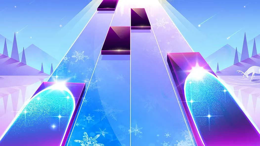 Piano Music Go-EDM Piano Games [МОД: Меню, Бесконечные монеты и Открытые уровни] Screenshot 1