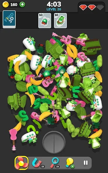 Find 3D - Match 3D Items (Файнд 3Д) [МОД: Меню, Бесконечные монеты и Открытые уровни] Screenshot 2