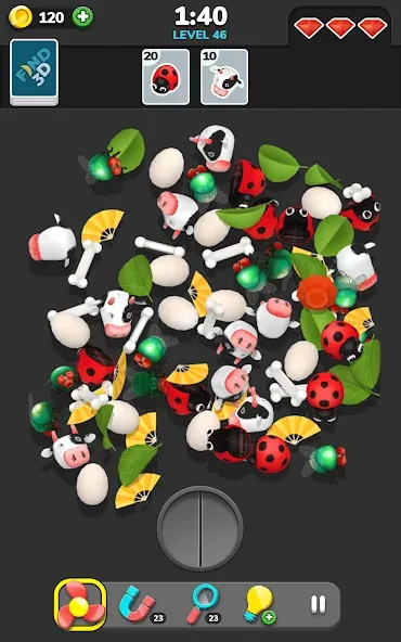 Find 3D - Match 3D Items (Файнд 3Д) [МОД: Меню, Бесконечные монеты и Открытые уровни] Screenshot 4