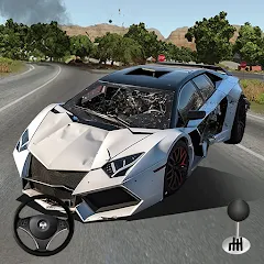 Скачать Mega Car Crash Simulator (Мега Кар Краш Симулятор) [МОД: Много монет, Открытые уровни и Мега MOD] | Взлом Mega Car Crash Simulator на Андроид