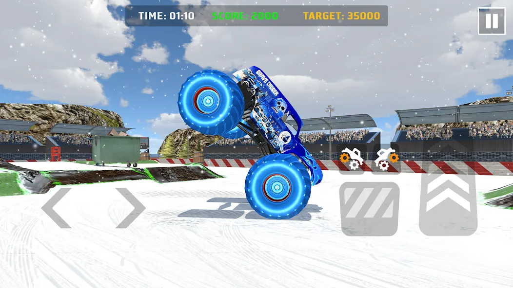 Car Games: Monster Truck Stunt (Монстртрак стант) [МОД: Много денег, Монет и Все открыто] Screenshot 2