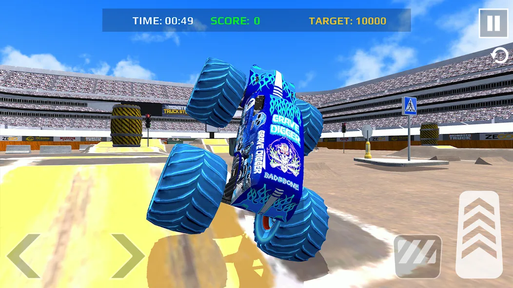 Car Games: Monster Truck Stunt (Монстртрак стант) [МОД: Много денег, Монет и Все открыто] Screenshot 3