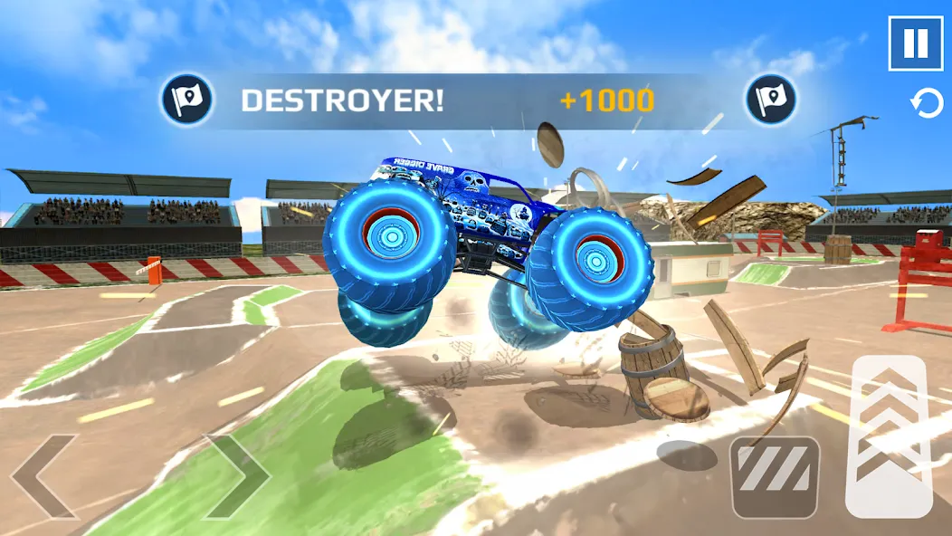 Car Games: Monster Truck Stunt (Монстртрак стант) [МОД: Много денег, Монет и Все открыто] Screenshot 4