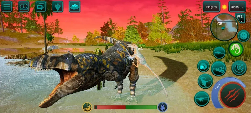 The Cursed Dinosaur Isle: Game [МОД: Все открыто, Дополнительные деньги и Меню MOD] Screenshot 1