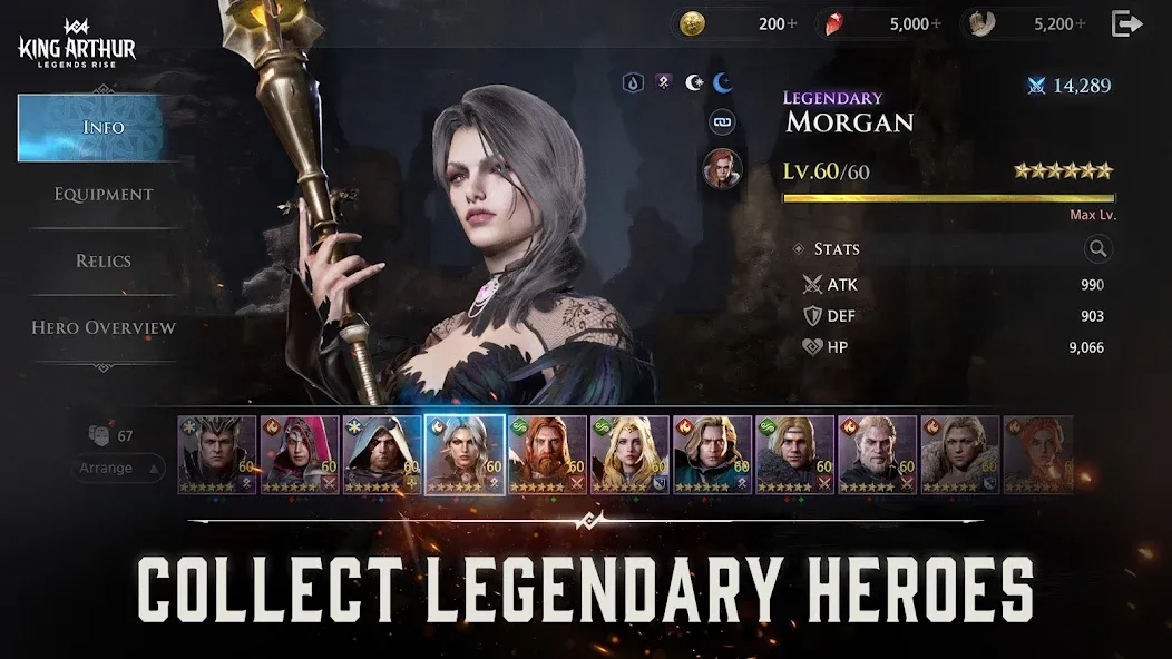 King Arthur: Legends Rise (Кинг Артур) [МОД: Деньги, Монеты и Меню MOD] Screenshot 3