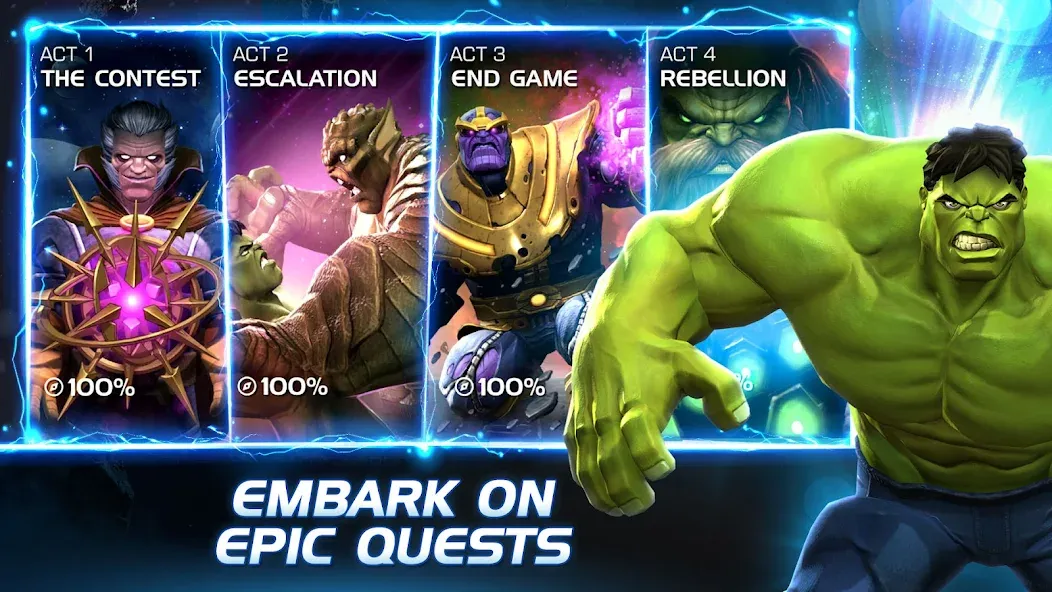 Marvel Contest of Champions (Марвел Соревнование Чемпионов) [МОД: Много монет, Открытые уровни и Мега MOD] Screenshot 4