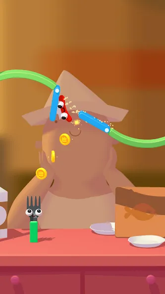Fork N Sausage (Форк энд Сосидж) [МОД: Бесконечные деньги, Монеты и Мега MOD] Screenshot 2