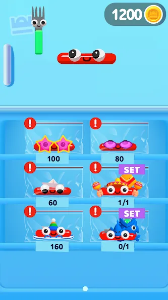 Fork N Sausage (Форк энд Сосидж) [МОД: Бесконечные деньги, Монеты и Мега MOD] Screenshot 4