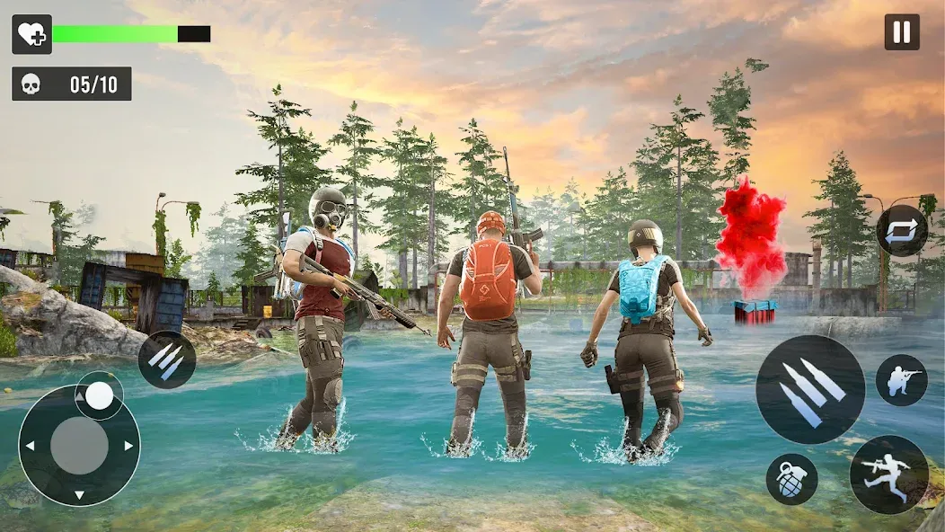 Gun Games - FPS Shooting Games (ФПС офлайн игры по стрельбе из пистолета) [МОД: Бесконечные деньги, Монеты и Мега MOD] Screenshot 4
