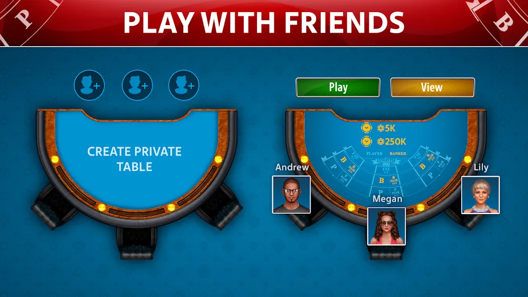 Baccarat Online: Baccarist [МОД: Много монет, Открытые уровни и Мега MOD] Screenshot 4