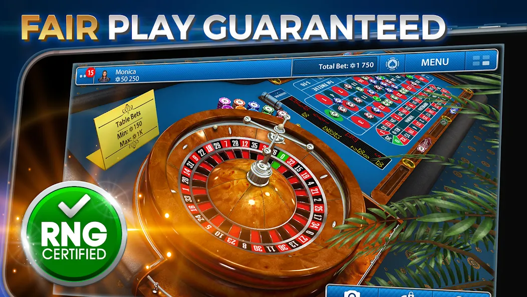 Casino Roulette: Roulettist [МОД: Все открыто, Дополнительные деньги и Меню MOD] Screenshot 1