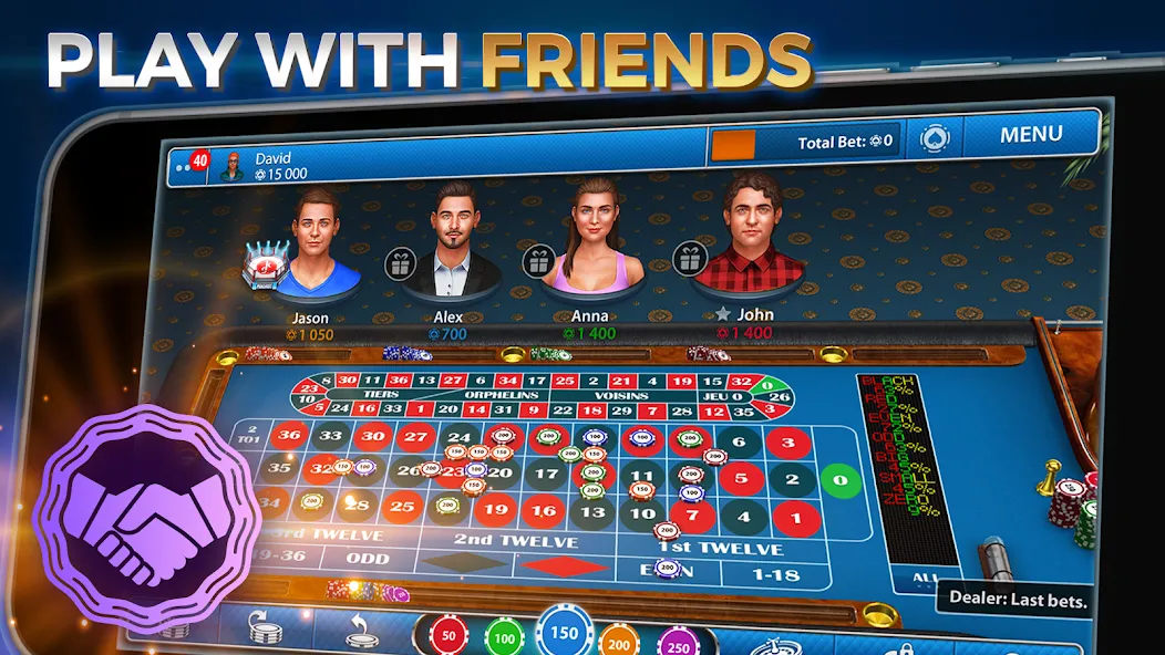 Casino Roulette: Roulettist [МОД: Все открыто, Дополнительные деньги и Меню MOD] Screenshot 4