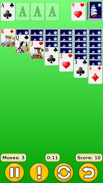 Solitaire [МОД: Деньги, Монеты и Меню MOD] Screenshot 1