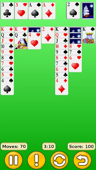 Solitaire [МОД: Деньги, Монеты и Меню MOD] Screenshot 2